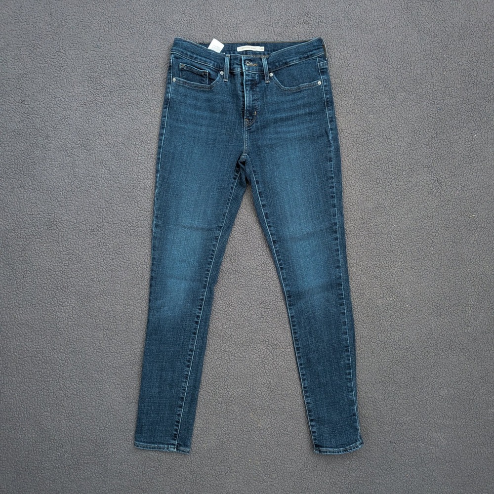 Levis 311 Shaping Skinny Jeans Womens 28 Blue Dark Wash Denim Stretch Mid Rise